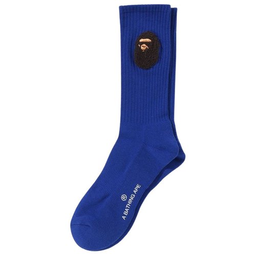 A Bathing Ape Balloon Yarn Ape Head Socks blue - Blue - 1L30184001BLU