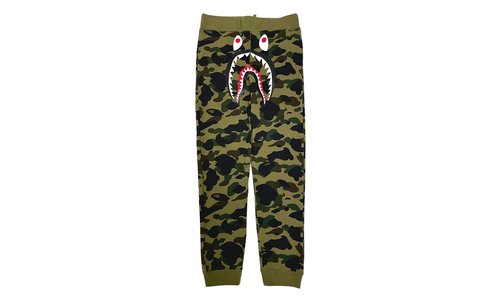 A Bathing Ape BAPE 1St Camo Shark Slim Sweatpants B1CSSGB - B1CSSGB