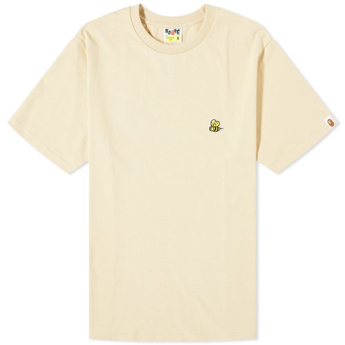 A Bathing Ape Bape Bee One Point T-Shirt - Beige - 001TEJ801063M-BGE