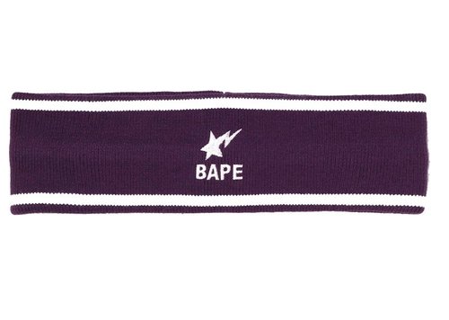A Bathing Ape BAPE STA Headband - Purple