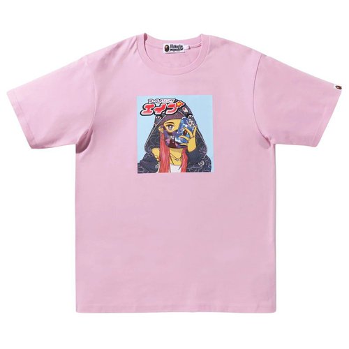 A Bathing Ape Bape Tee pink - Pink - 1I30109007PNK