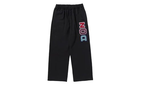 A Bathing Ape BAPE X Cactus Jack X Don Toliver Flare Sweat Pants 0ZXPTM152902N BLACK - 0ZXPTM152902NBLACK