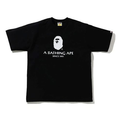 A Bathing Ape Basic Alphabet Logo T-Shirt - Black - 1H30-110-061