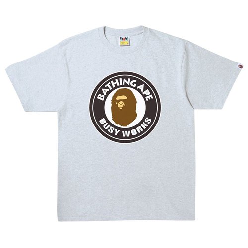 A Bathing Ape Busy Works Tee gray - Gray - 1I30110002GRA
