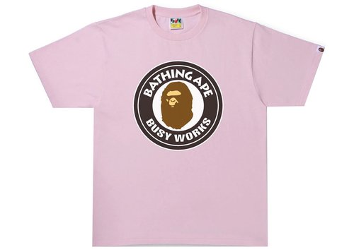 A Bathing Ape Busy Works Tee Shirt - Pink