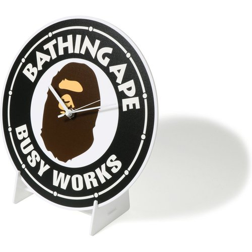 A Bathing Ape Busy Works Wall Clock - Black