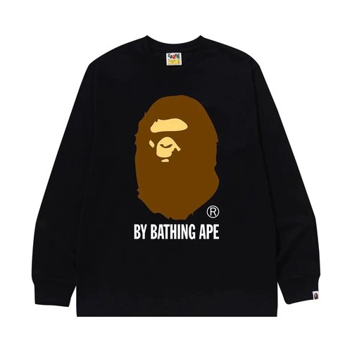 A Bathing Ape By Bathing Ape Long-Sleeve Tee - Brown - 1J80-111-013