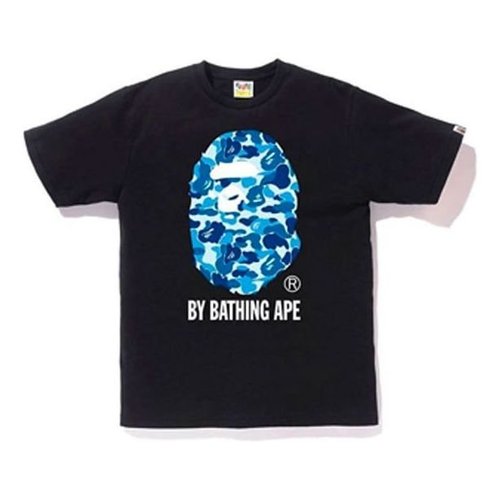 A Bathing Ape Camo Ape Head Logo T-Shirt - Black - BAPE-9SS-003