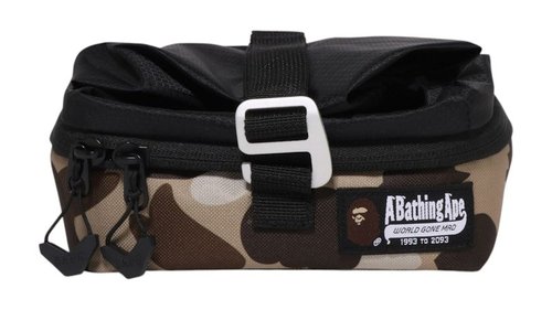 A Bathing Ape Camo Bag In Cooler Bag - Green - 1J20-182-036