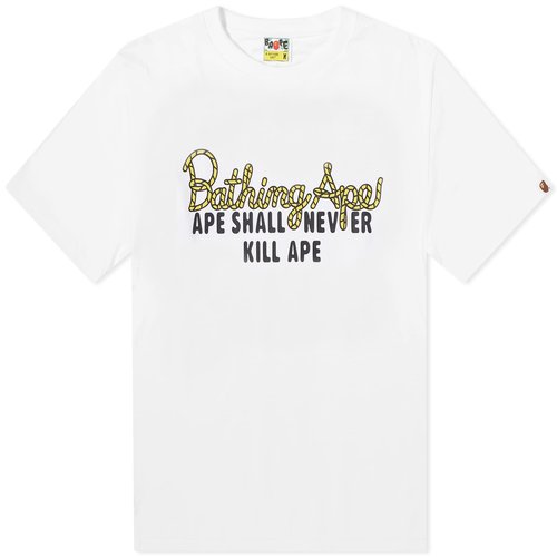 A Bathing Ape Champion Logo T-Shirt - White - 001TEJ802064L-WHT