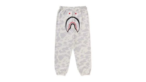 A Bathing Ape City Camo Shark Relaxed Fit Sweatpants - Black - 1L80-152-312