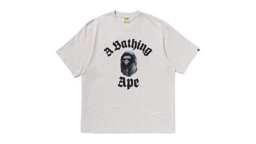A Bathing Ape College Relaxed Fit Tee #2 - Black - 1L80-110-330