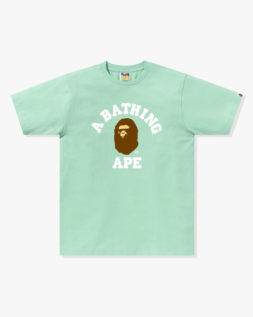 A Bathing Ape College Tee - Green - 1M30-110-001