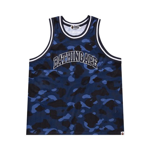 A Bathing Ape Color Camo Basketball Tank Top - Purple - 1I30-108-019