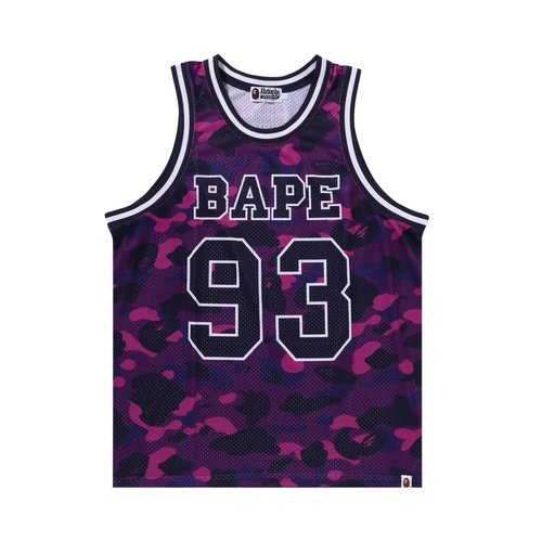 A Bathing Ape Color Camo Basketball Tank Top - 1K30-108-001