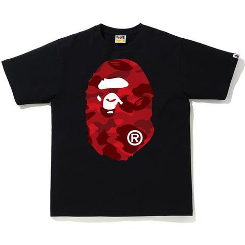 M)JAPANESE CLOUD CAMO BIG APE HEAD TEE BAPE × mastermind skull