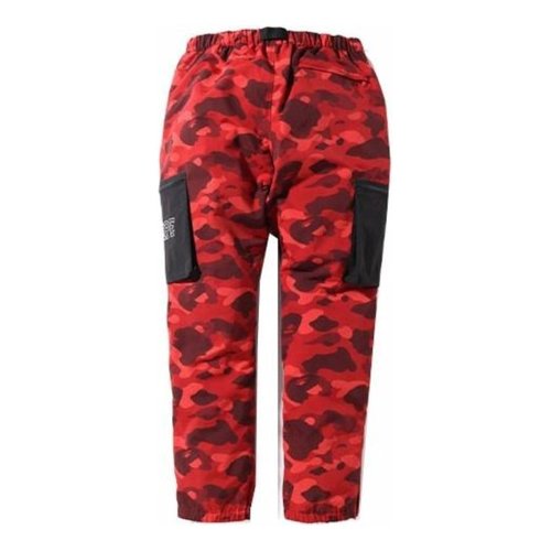 A Bathing Ape Color Camo Military Pants - Red - 1I30-152-017