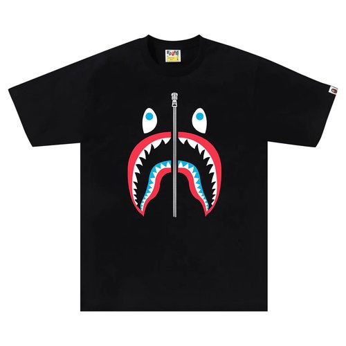 A Bathing Ape Colors Shark Tee | Size XXL - Black - 1J30-110-018