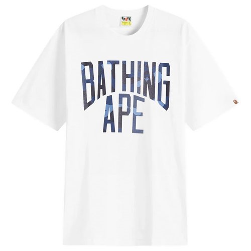 A Bathing Ape Colour Camo Bathing Ape T-Shirt - White - 001TEK801023M-WHT