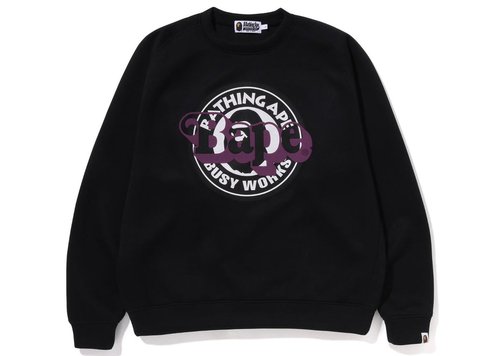 A Bathing Ape Double Knit A Bathing Ape Sta Relaxed Fit Crewneck - Beige - 1J20-113-008