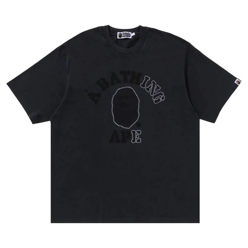 A Bathing Ape Garment Dye College Relaxed Fit Tee - 1K80-109-314