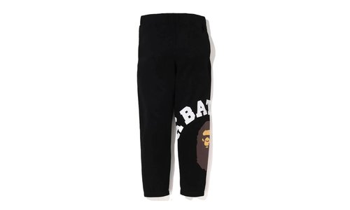 A Bathing Ape Giant College Sweatpants - 001PTI801005MBLK
