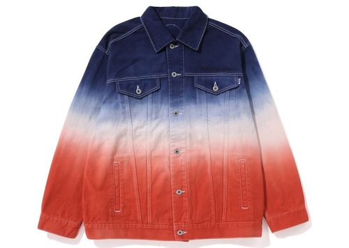 A Bathing Ape Champion Denim Jacket 'Indigo' | Solesense