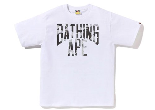A Bathing Ape Camo NYC Logo Tee - Black - 1K80-110-045