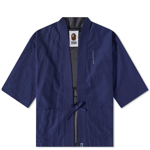 A Bathing Ape Kimono Jacket - Indigo - 001LJJ301011M-IND