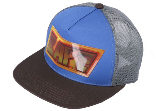 A Bathing Ape Lenticular Emblem Mesh Cap - Blue
