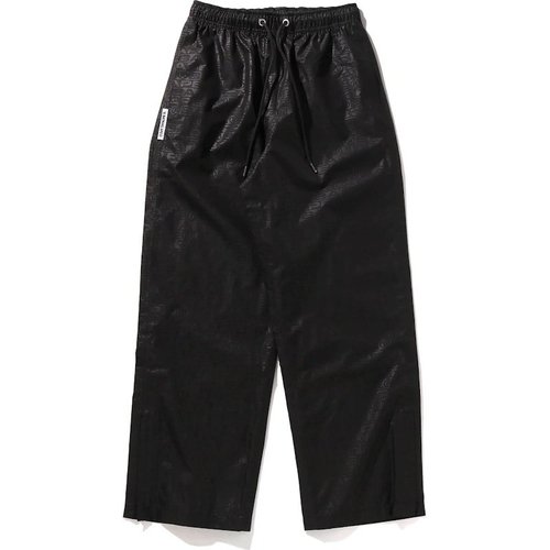 A Bathing Ape Lux Sport Pattern Relaxed Fit Track Pants - Black - 1K80-152-313