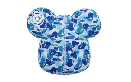 A Bathing Ape Medicom Abc Bear Cushion - Blue