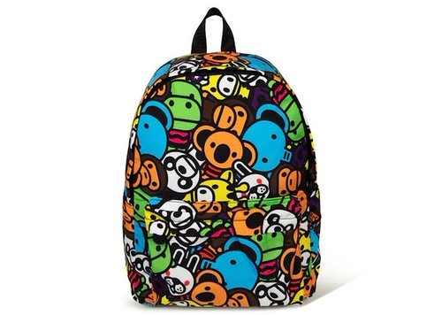 A Bathing Ape Milo All Safari Medium Backpack - Multicolor - AK70-189-003