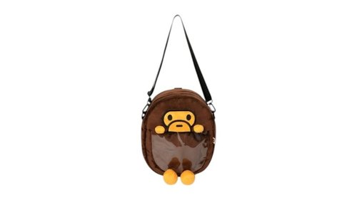 A Bathing Ape Milo Crossbody Bag SS26 - Brown - 0MXBGW4455XXQBWX