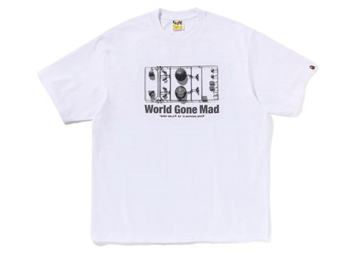 A Bathing Ape Milo Figure Relaxed Fit Tee - White - 2K80-110-304