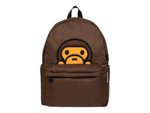 A Bathing Ape Milo Medium Backpack - Brown