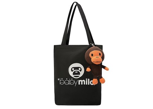 A Bathing Ape Milo Packable Tote Bag - Black