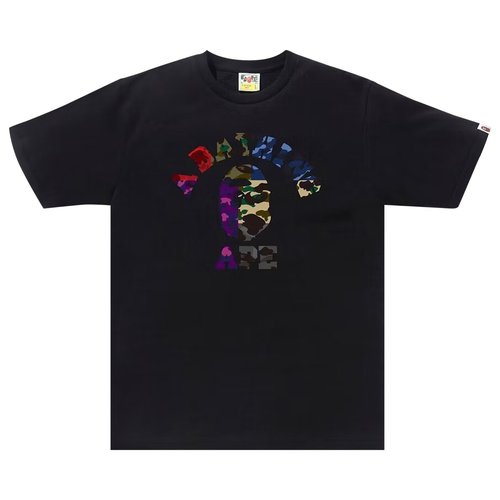 A Bathing Ape Mix Camo College Tee - 1F30-110-042