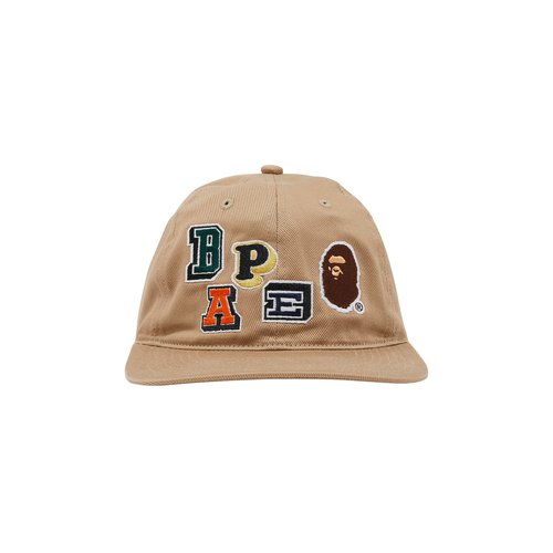 A Bathing Ape Multi Fonts Patch Panel Cap - Navy Blue - 1I30-180-004