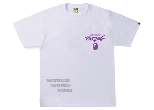 A Bathing Ape Logo 1 Tee Shirt - White