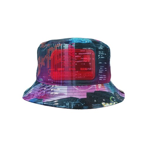 A Bathing Ape Neon Tokyo Bucket Hat | Size L - 1G20-180-008