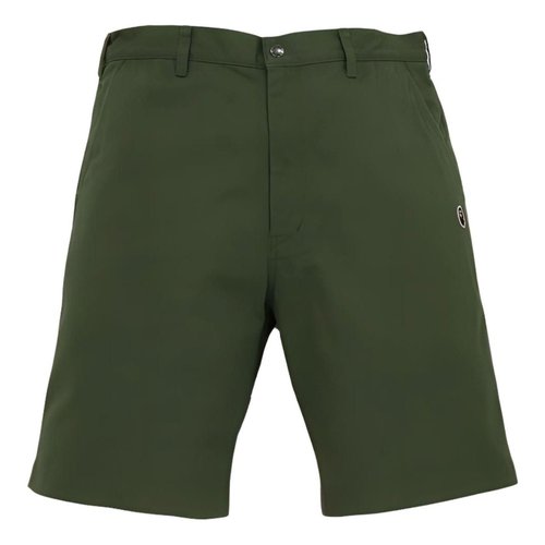 A Bathing Ape One Point Chino Shorts - Green - 1H80-153-007