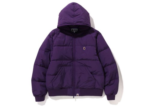 A Bathing Ape One Point Hoodie Down Jacket FW22 - Black - 1I80-144-007