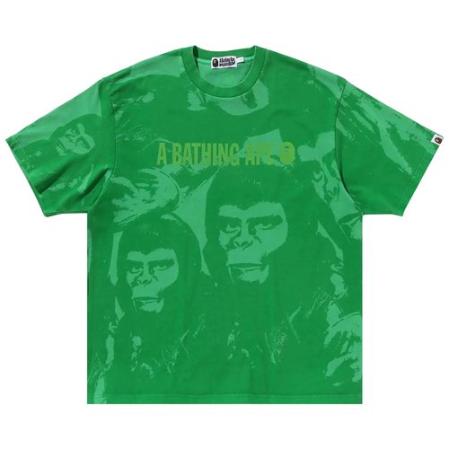 A Bathing Ape Overall Garment Dyed Relaxed Fit Tee - 1K30-109-319