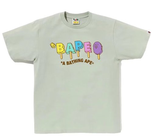 A Bathing Ape Popsicle Tee Green