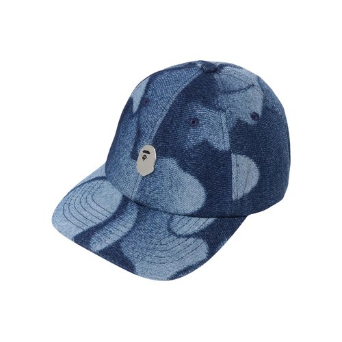 A Bathing Ape Rainbow Jacquard Metal Ape Head One Point Logo Pin Cap - Multicolor - 1K30-180-305