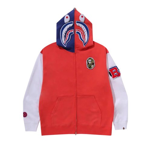 A Bathing Ape Shark Full Zip Hoodie Japan - 1K70-115-306
