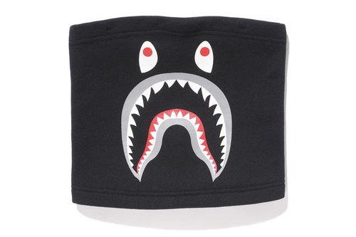 A Bathing Ape Shark Neck Warmer - Black