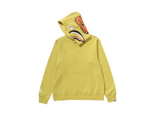 A Bathing Ape Shark Pullover Hoodie - Black - 1L80-114-301