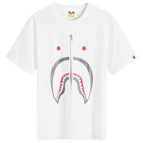 A Bathing Ape Shark T-Shirt - White - 001TEK302003L-WHT